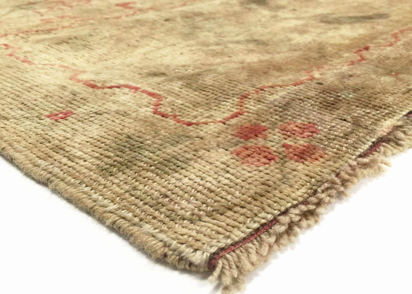 Vintage Turkish Oushak Rug - 5'5" x 10'5" - 091407