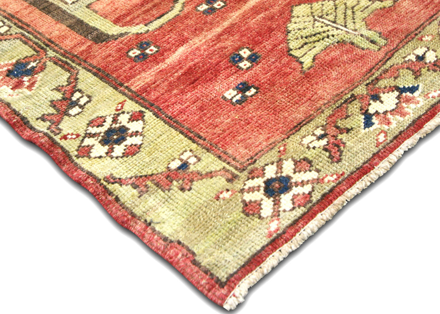 Vintage Turkish Oushak Rug - 5'6" x 10'4" - 091408