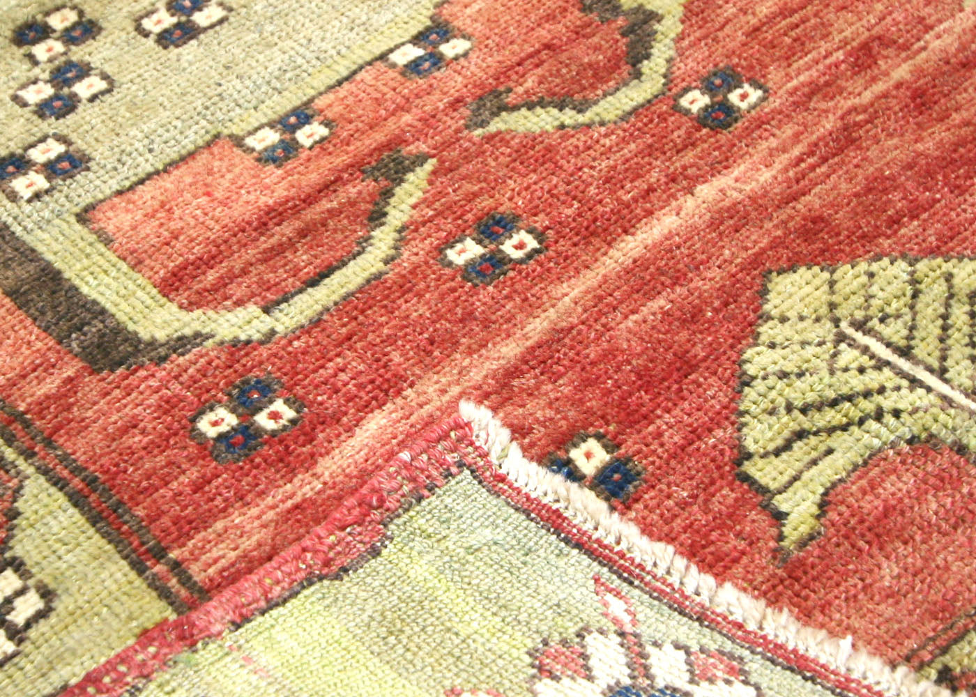 Vintage Turkish Oushak Rug - 5'6" x 10'4" - 091408