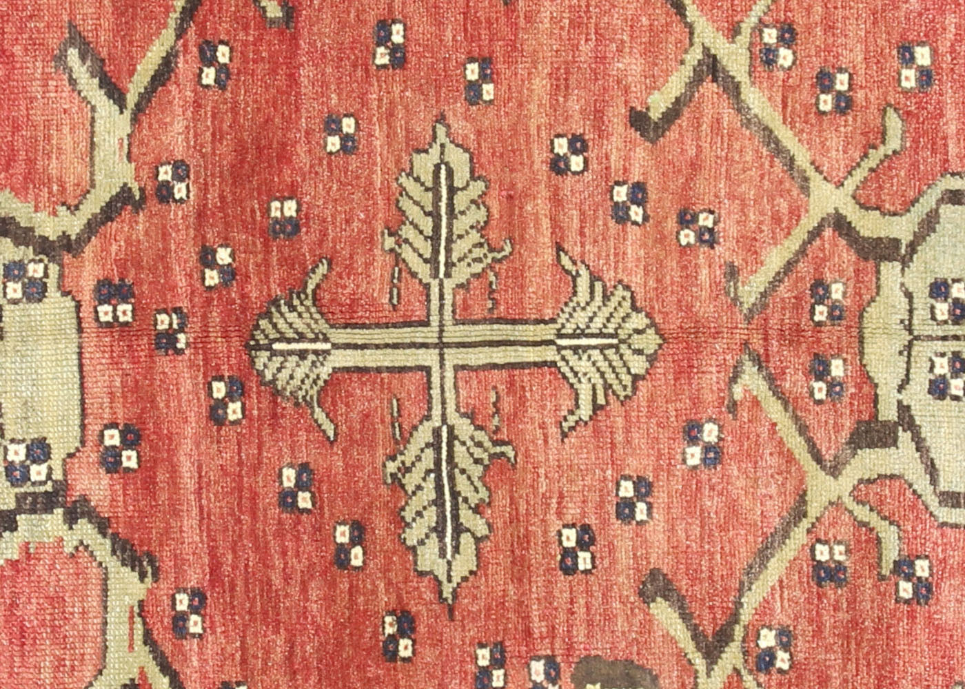 Vintage Turkish Oushak Rug - 5'6" x 10'4" - 091408