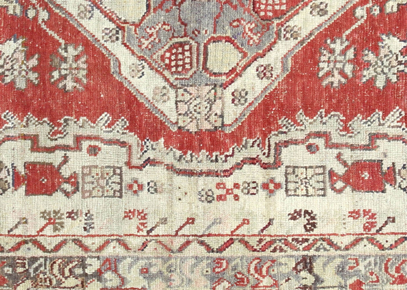 Vintage Turkish Oushak Rug - 4'5" x 7' - 091410
