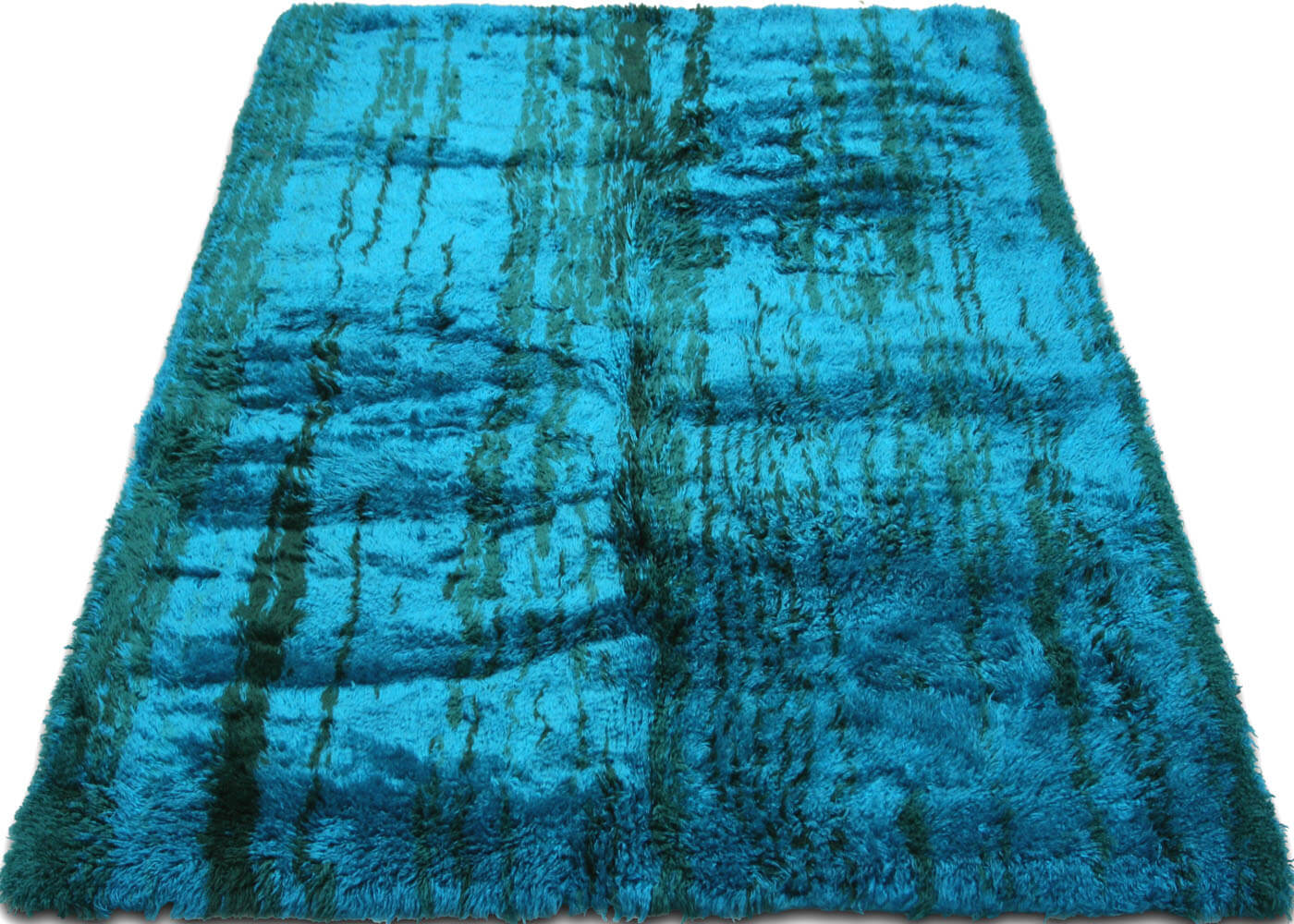 Vintage Turkish Shag Rug - 6'3" x 8' - 099870
