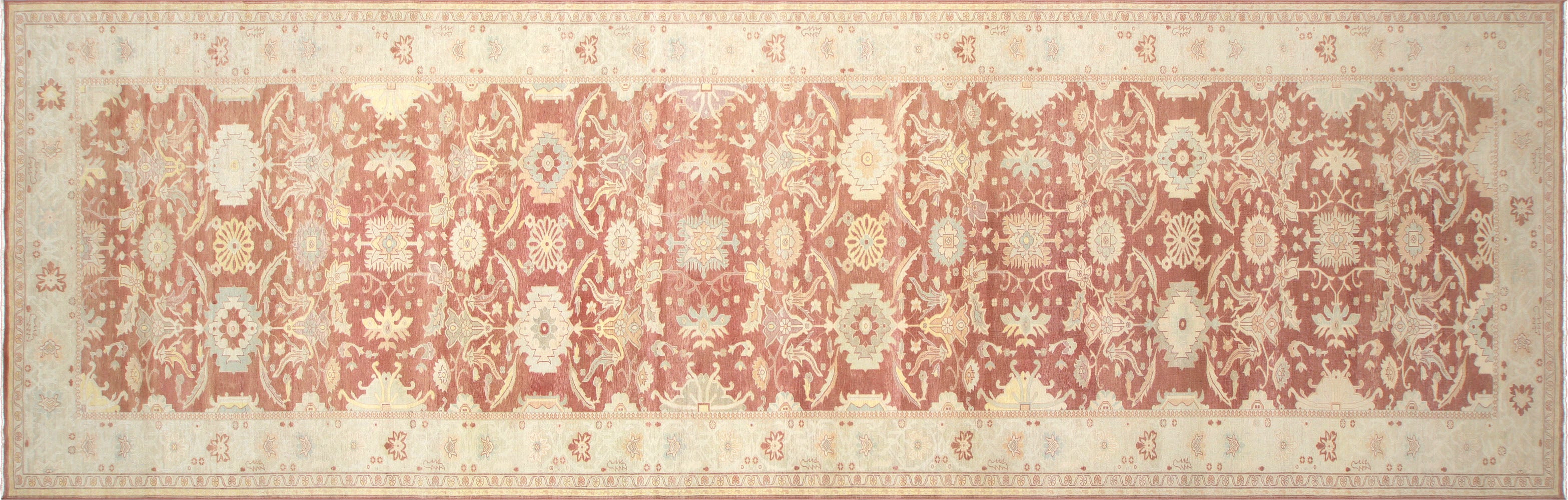 Recently Woven Egyptian Sultanabad Carpet - 7'5" x 23'6"