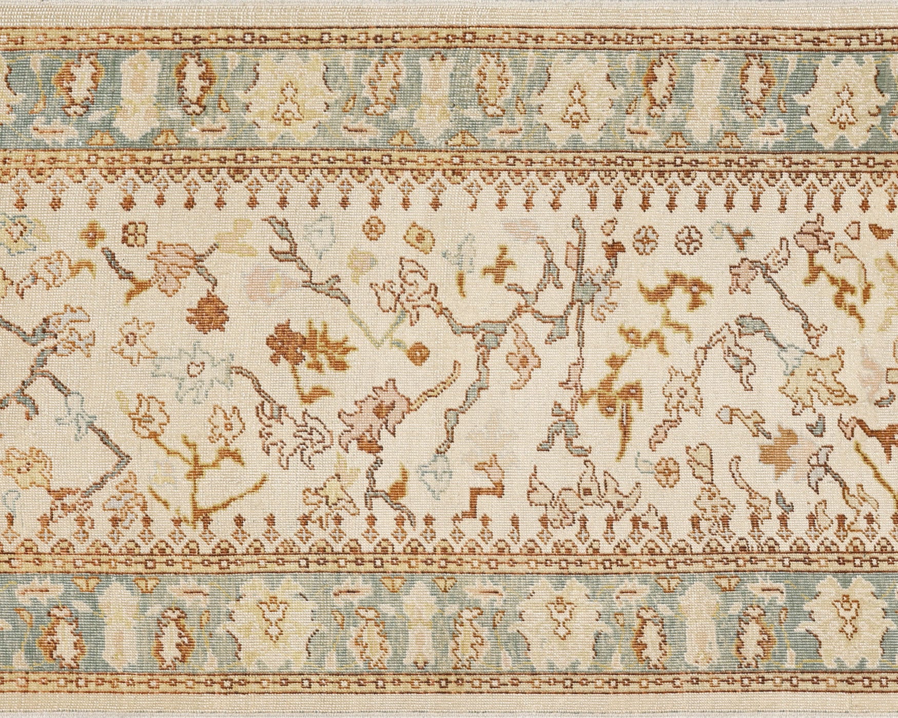 Vintage Egyptian Sultanabad Runner - 3'1" x 9'7"