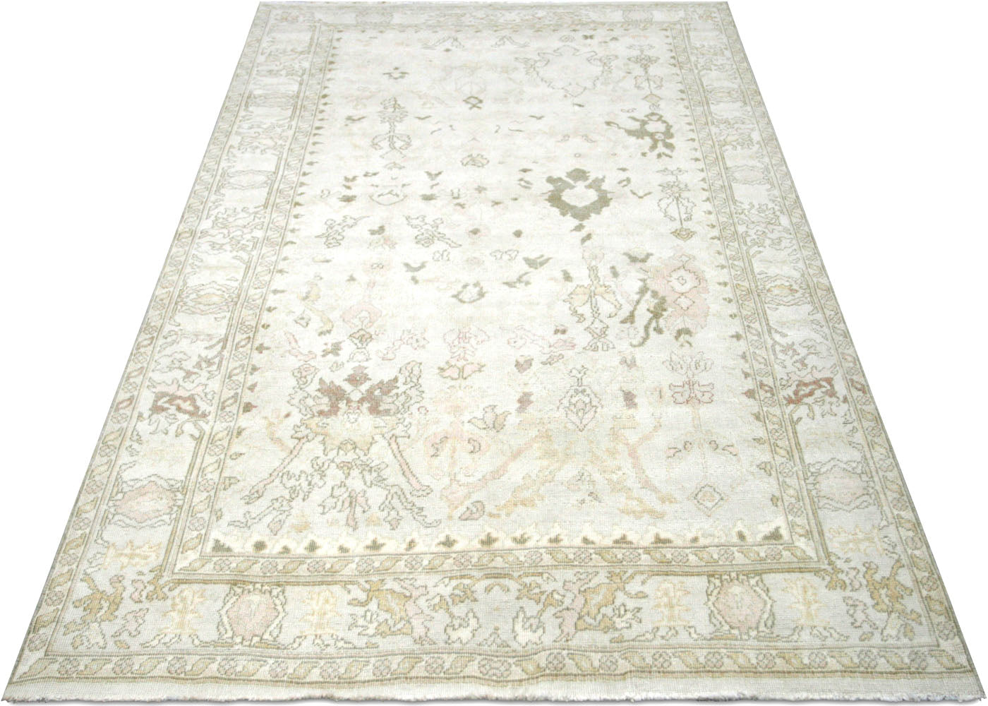 Vintage Egyptian Oushak Rug - 5'7" x 10'9"