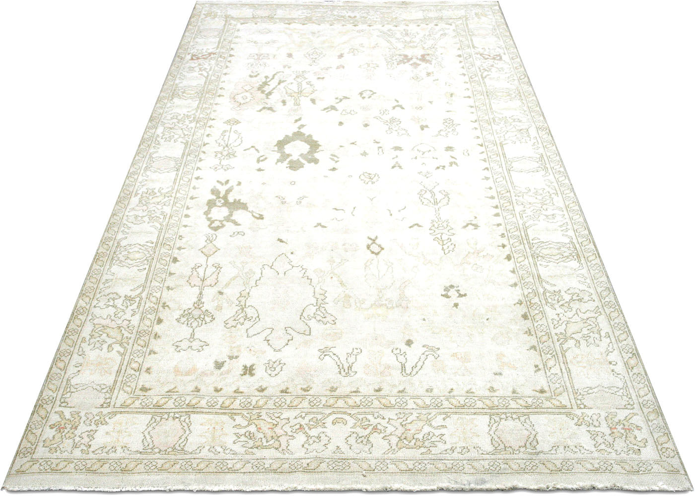 Vintage Egyptian Oushak Rug - 5'7" x 10'9"