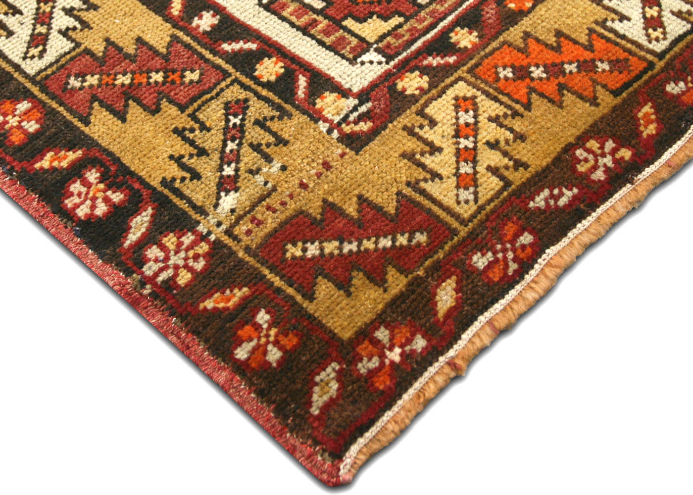 Vintage Turkish Oushak Rug - 3'9" x 5'9" - 100411