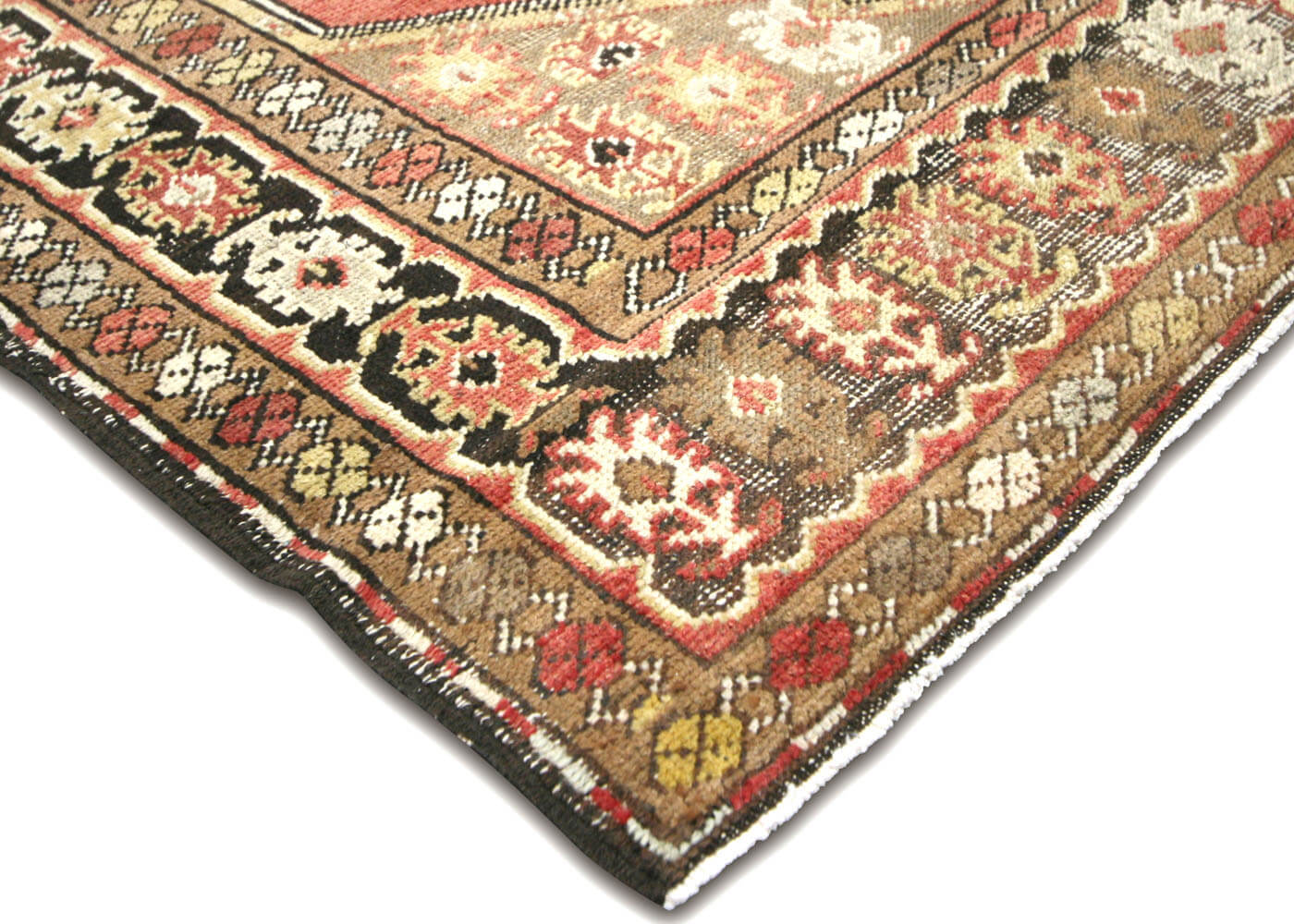 Vintage Turkish Oushak Rug - 4' x 6'8" - 100427