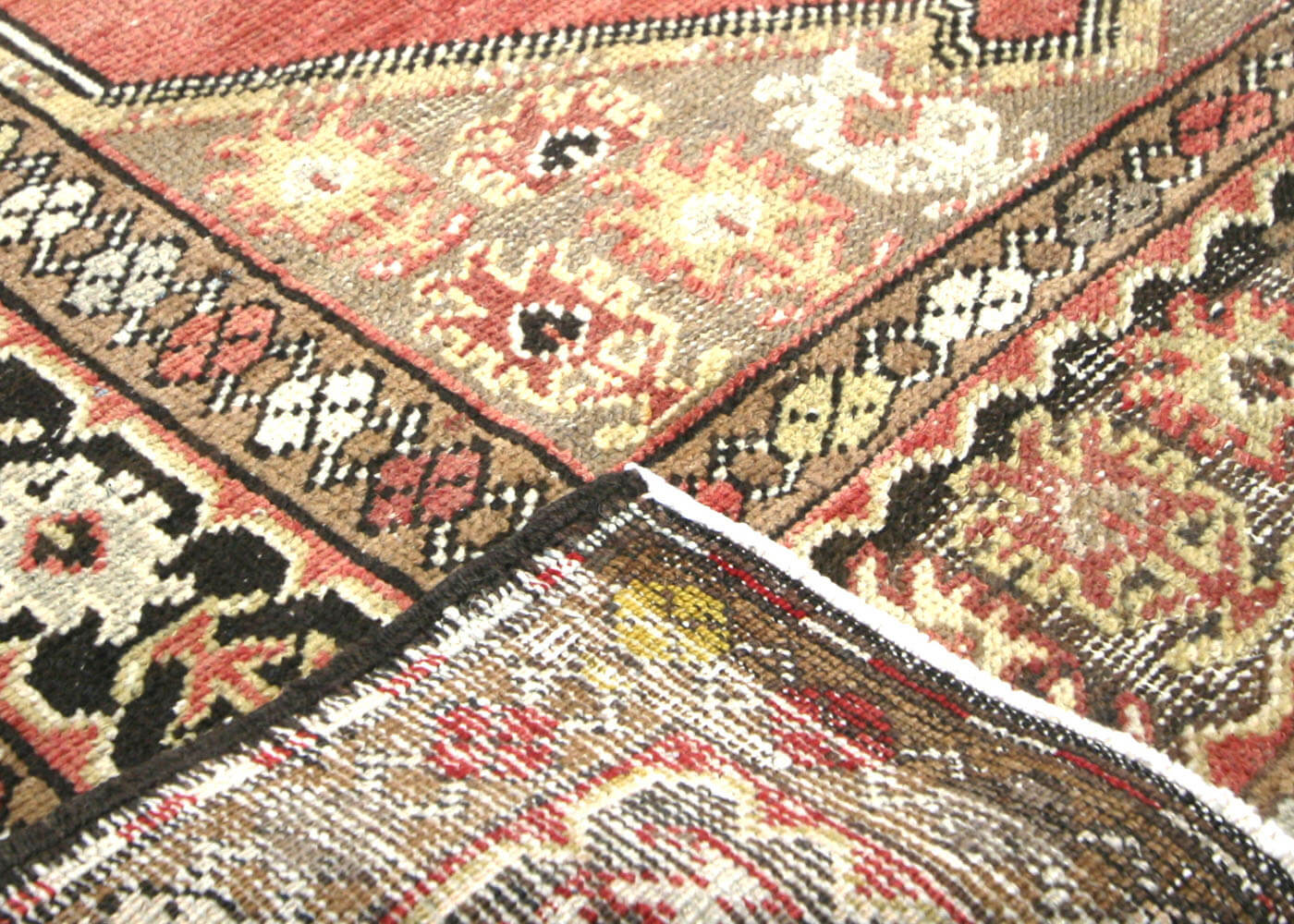 Vintage Turkish Oushak Rug - 4' x 6'8" - 100427