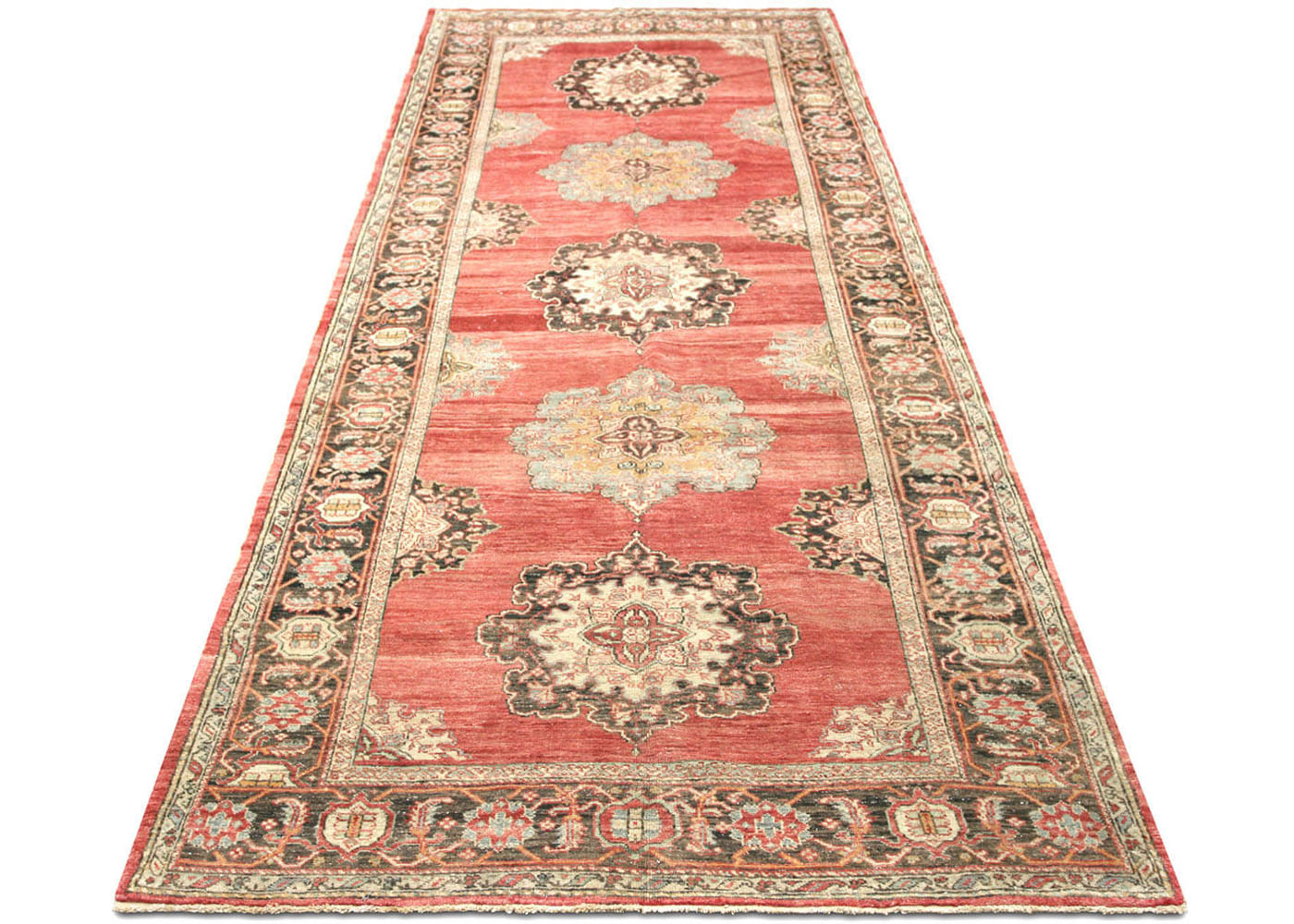 Vintage Turkish Oushak Rug - 5'8" x 13'9" - 100444