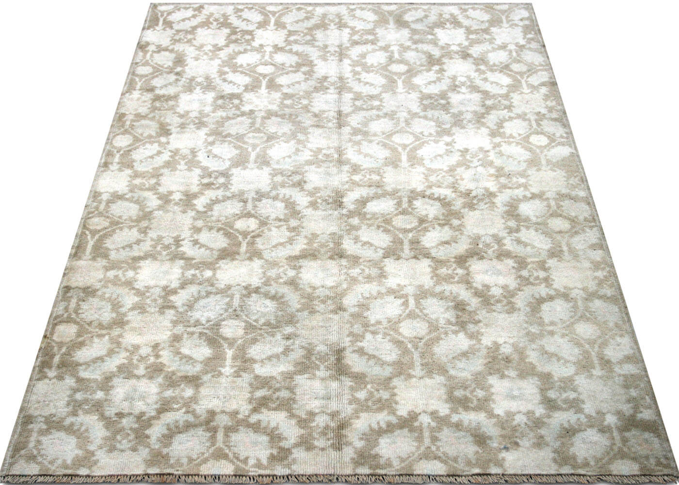 Vintage Turkish Oushak Rug - 4'11" x 7'11" - 100454