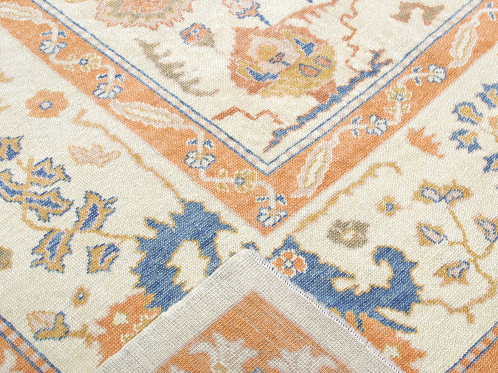 Vintage Turkish Oushak Rug - 10'8" x 13'10"