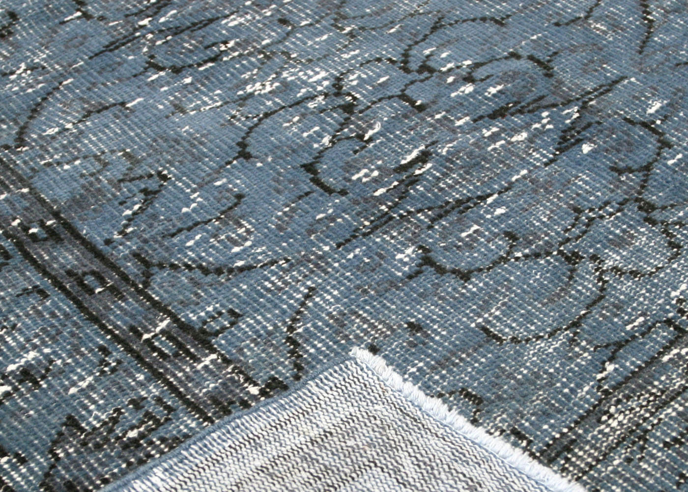 Vintage Turkish OverDyed Rug - 5'4" x 9'4" - 110026