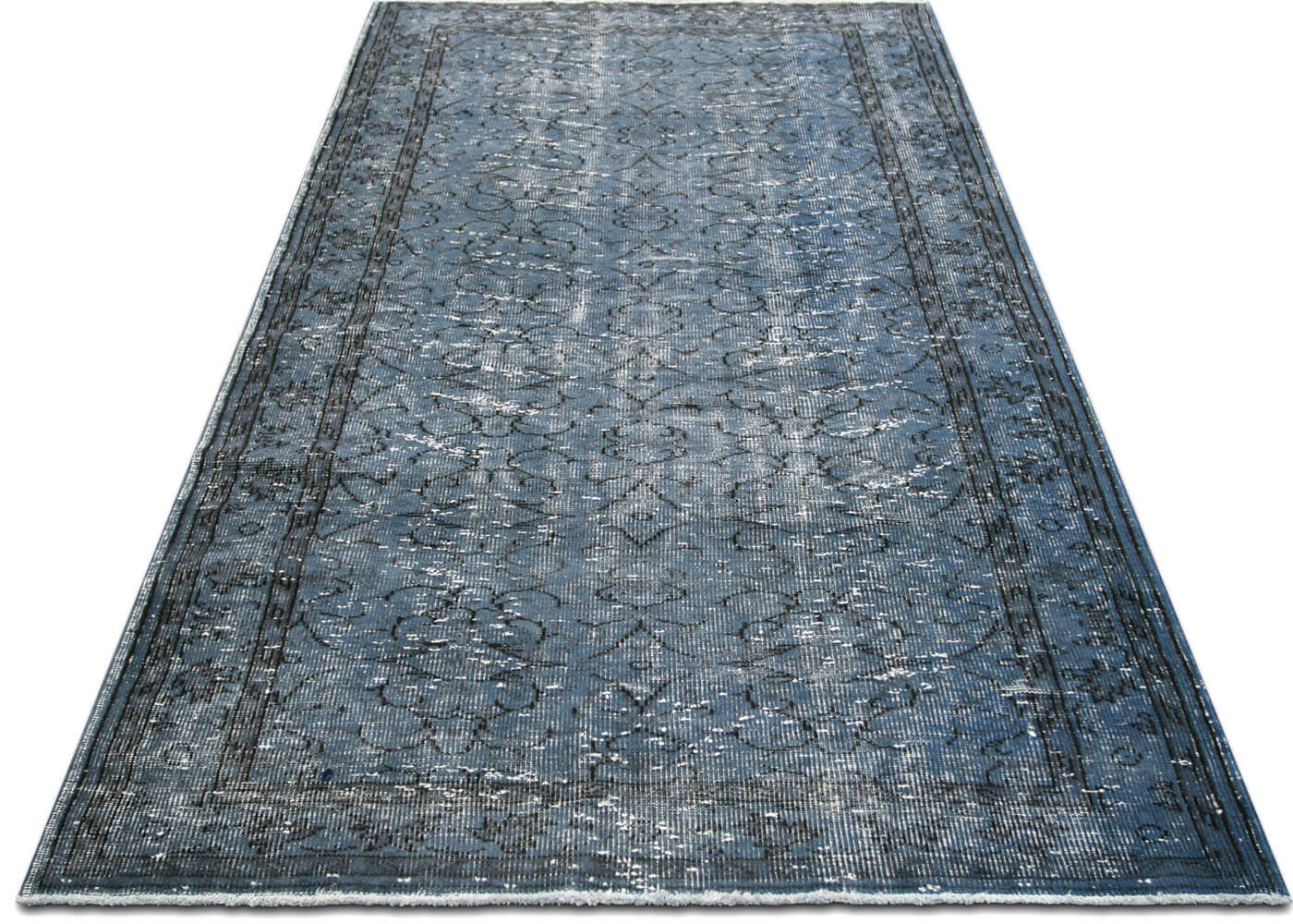 Vintage Turkish OverDyed Rug - 5'4" x 9'4" - 110026