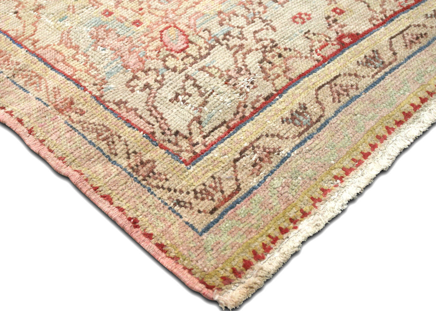 Antique Turkish Oushak Rug - 9'1" x 12'9" - 110042