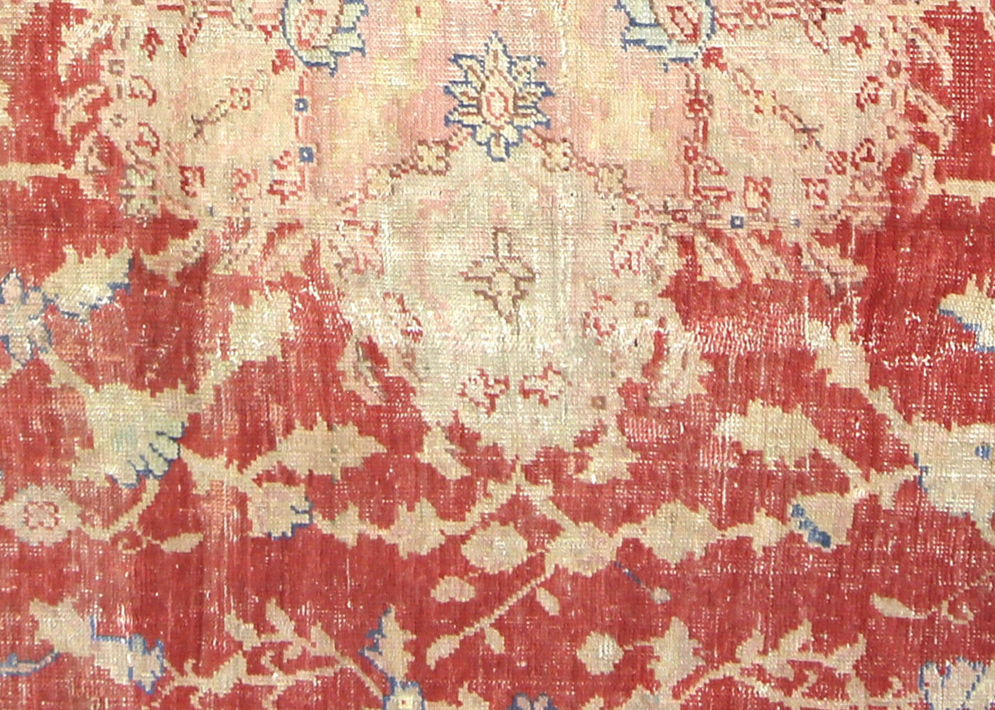 Antique Turkish Oushak Rug - 9'1" x 12'9" - 110042