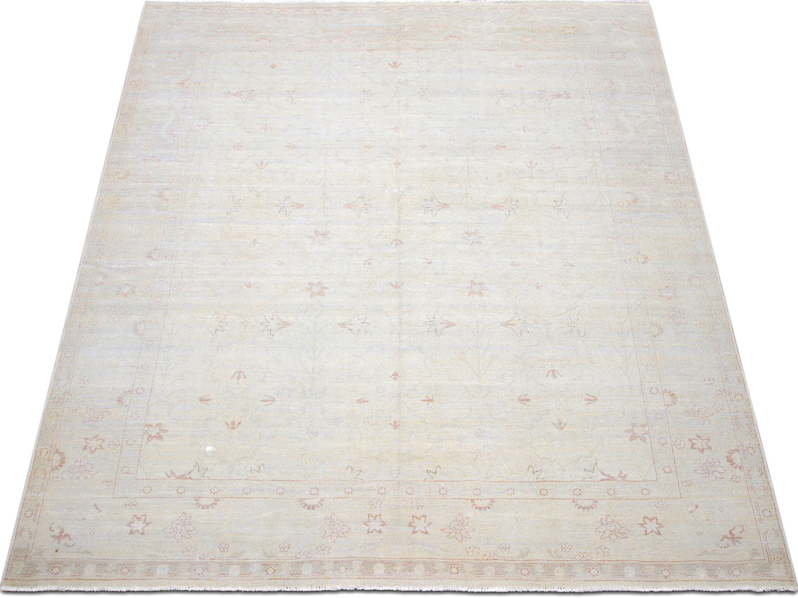 Vintage Egyptian Tabriz Rug - 7'8" x 9'6" - 110456