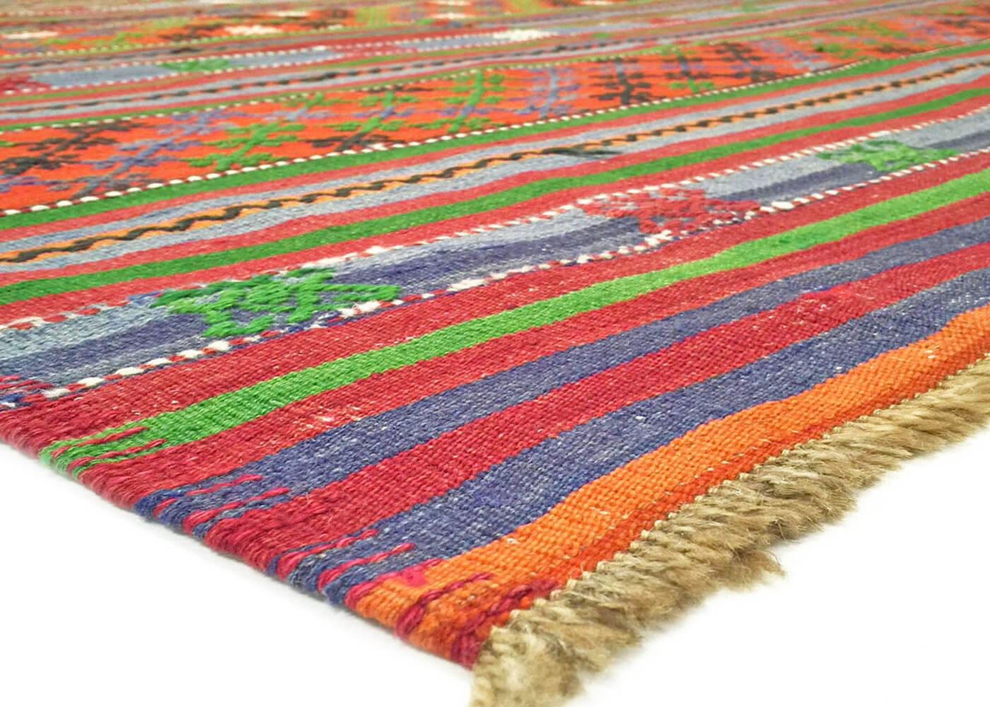 Vintage Turkish Kilim - 5'8" x 10'1" - 110580