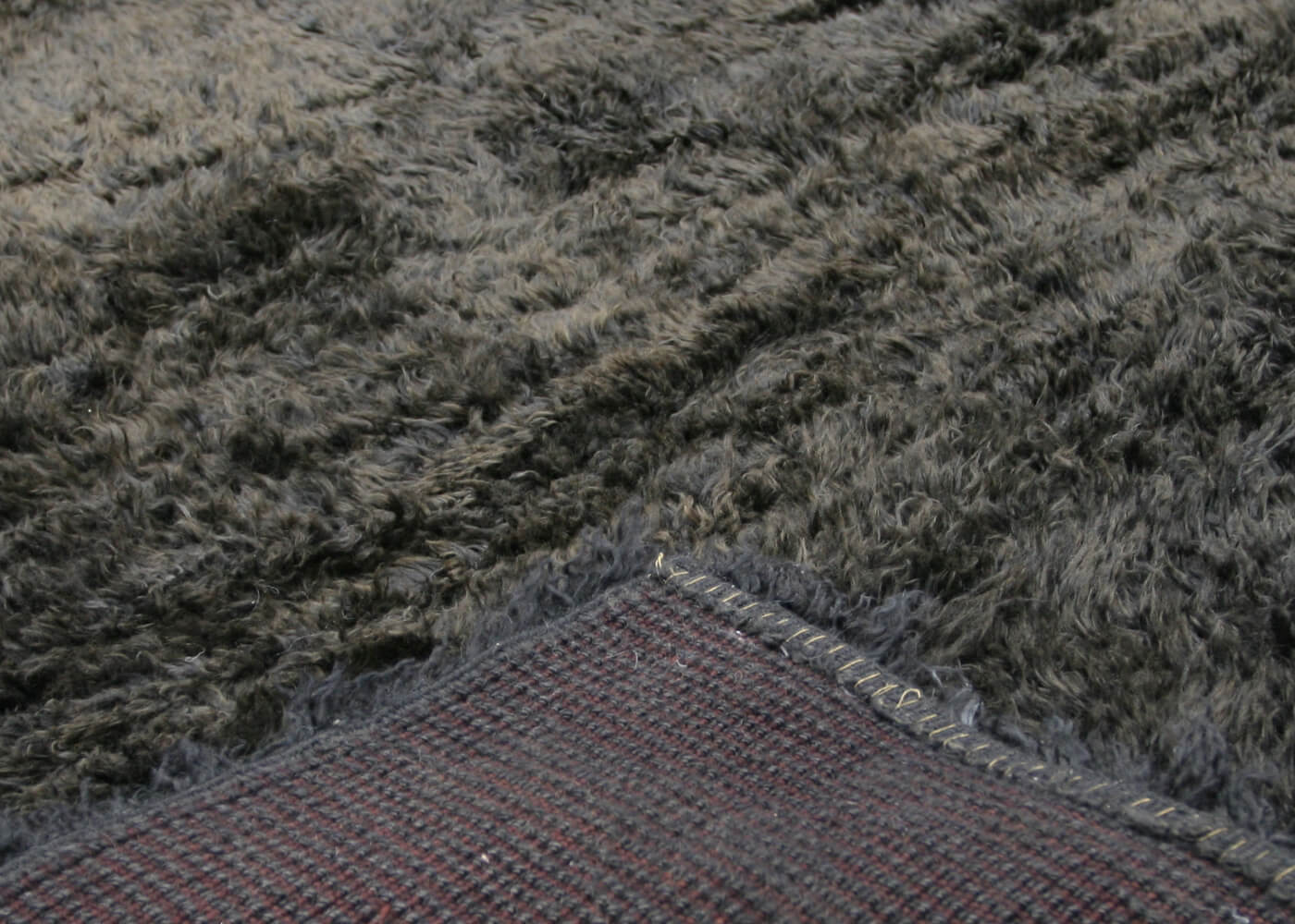 Vintage Turkish Shag Rug - 6'2" x 7'10" - 120023