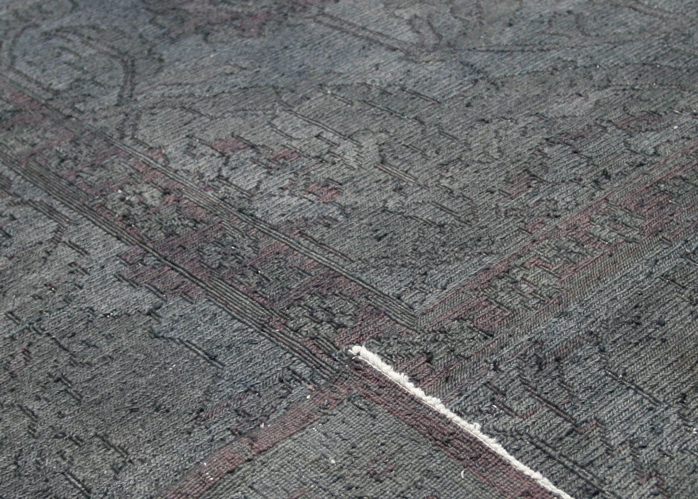 Vintage Afghan Soumak OverDyed Rug - 12'2" x 14'5" - 120105
