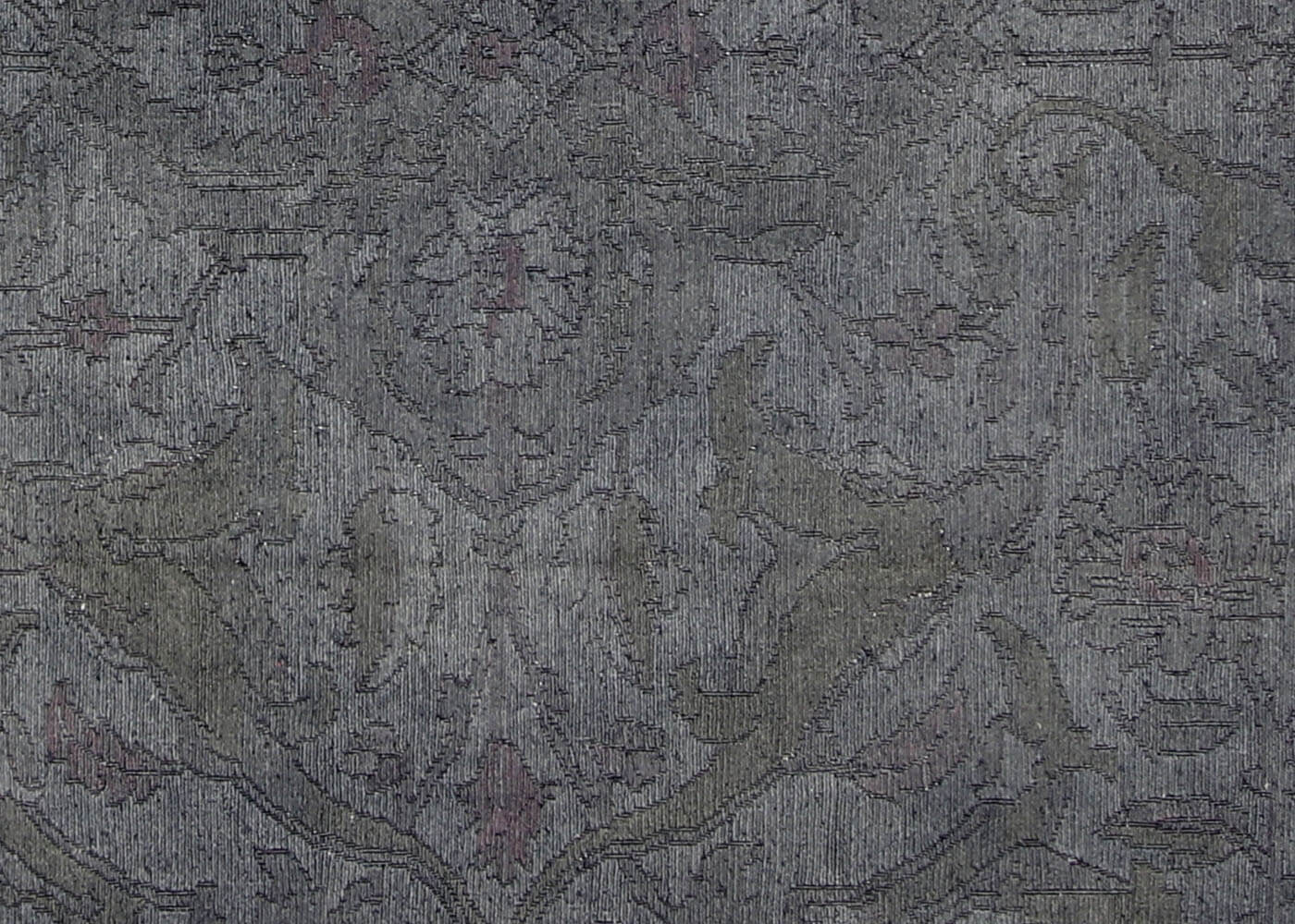 Vintage Afghan Soumak OverDyed Rug - 12'2" x 14'5" - 120105
