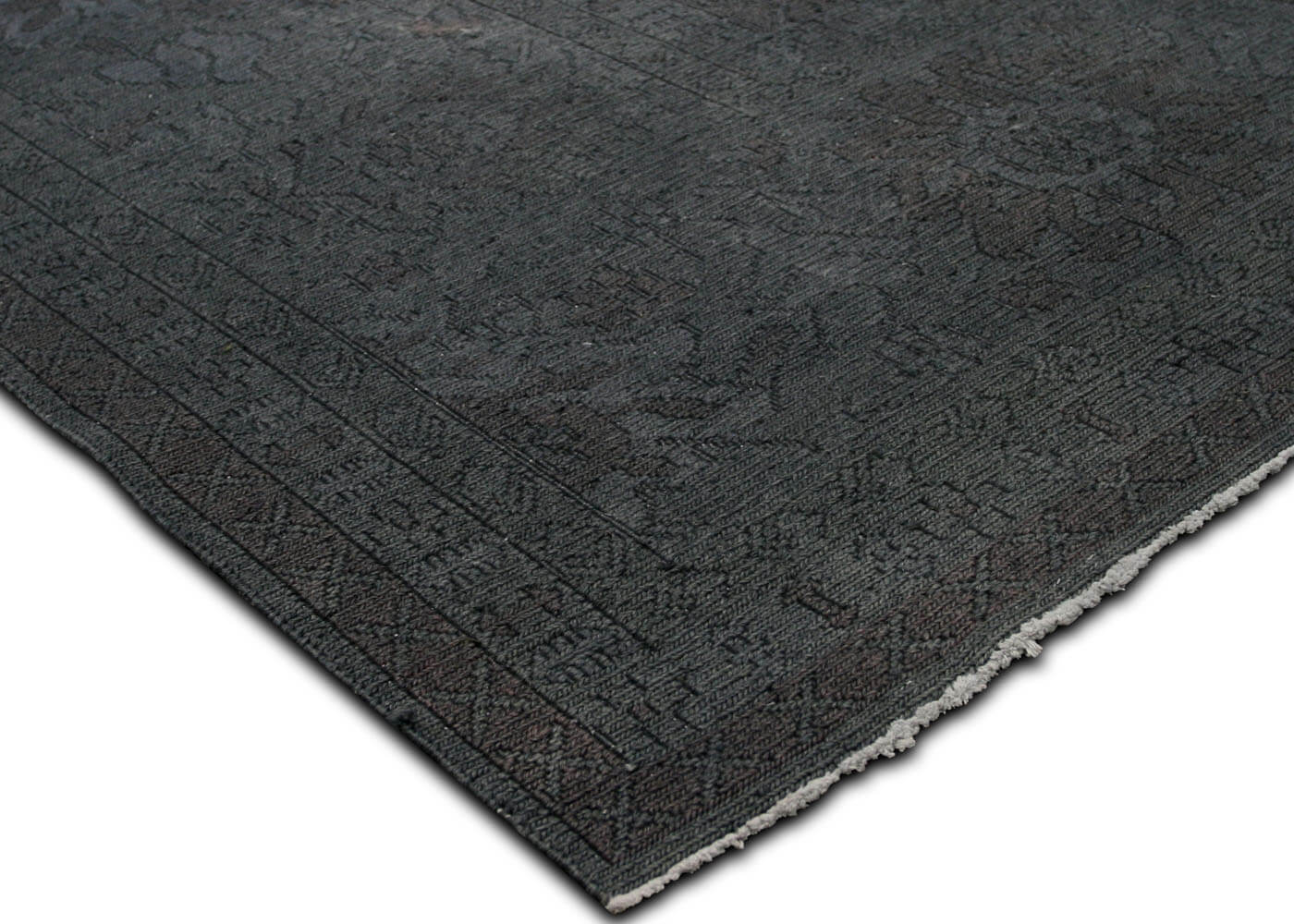 Vintage Afghan Soumak OverDyed Rug - 10'1" x 14'1" - 120109