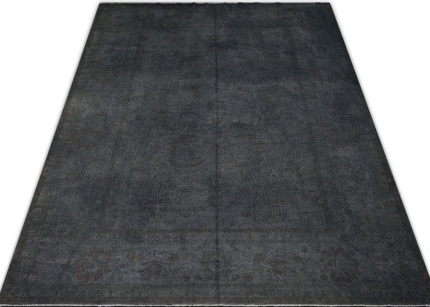 Vintage Afghan Soumak OverDyed Rug - 10'1" x 14'1" - 120109