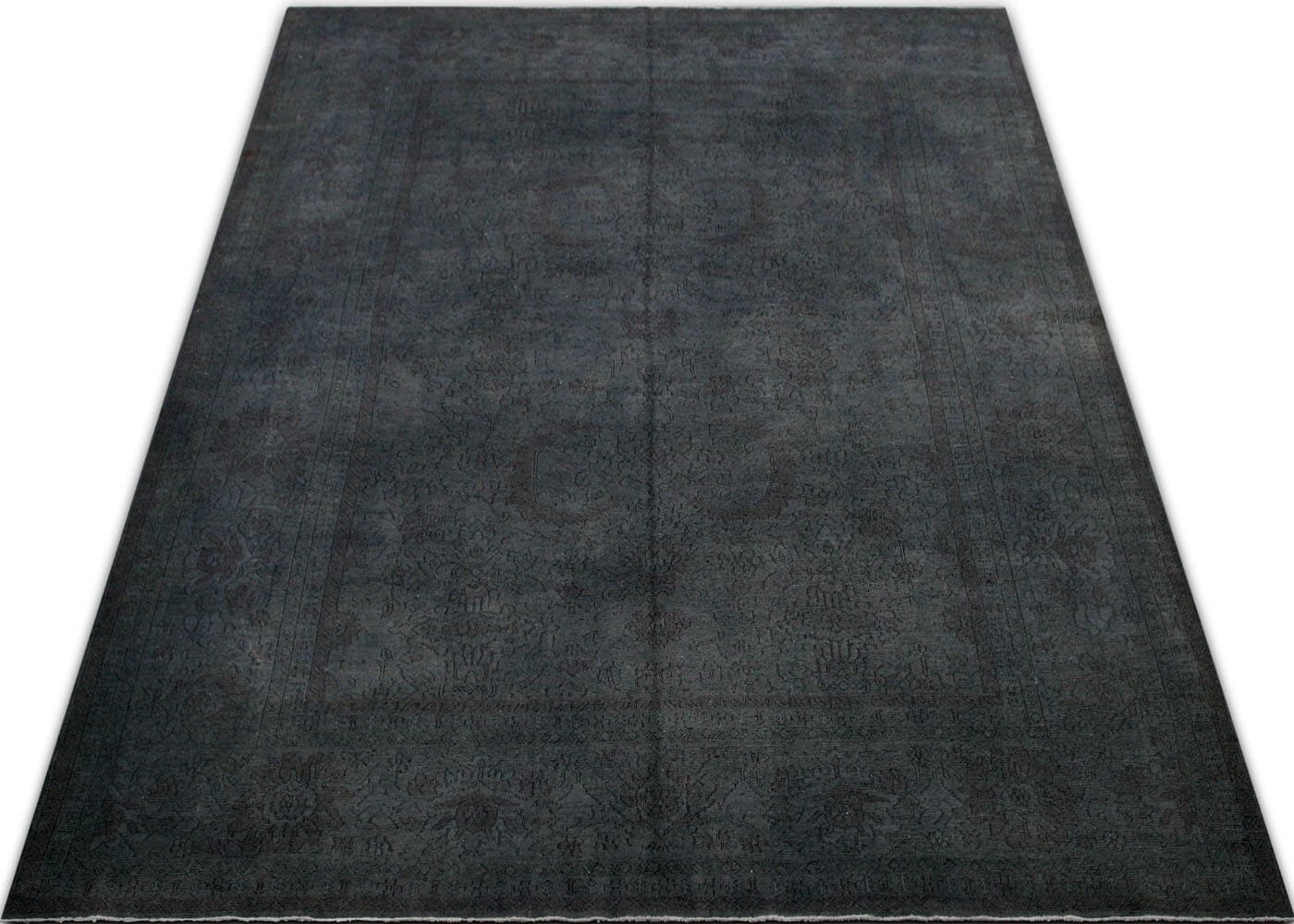 Vintage Afghan Soumak OverDyed Rug - 10'1" x 14'1" - 120109