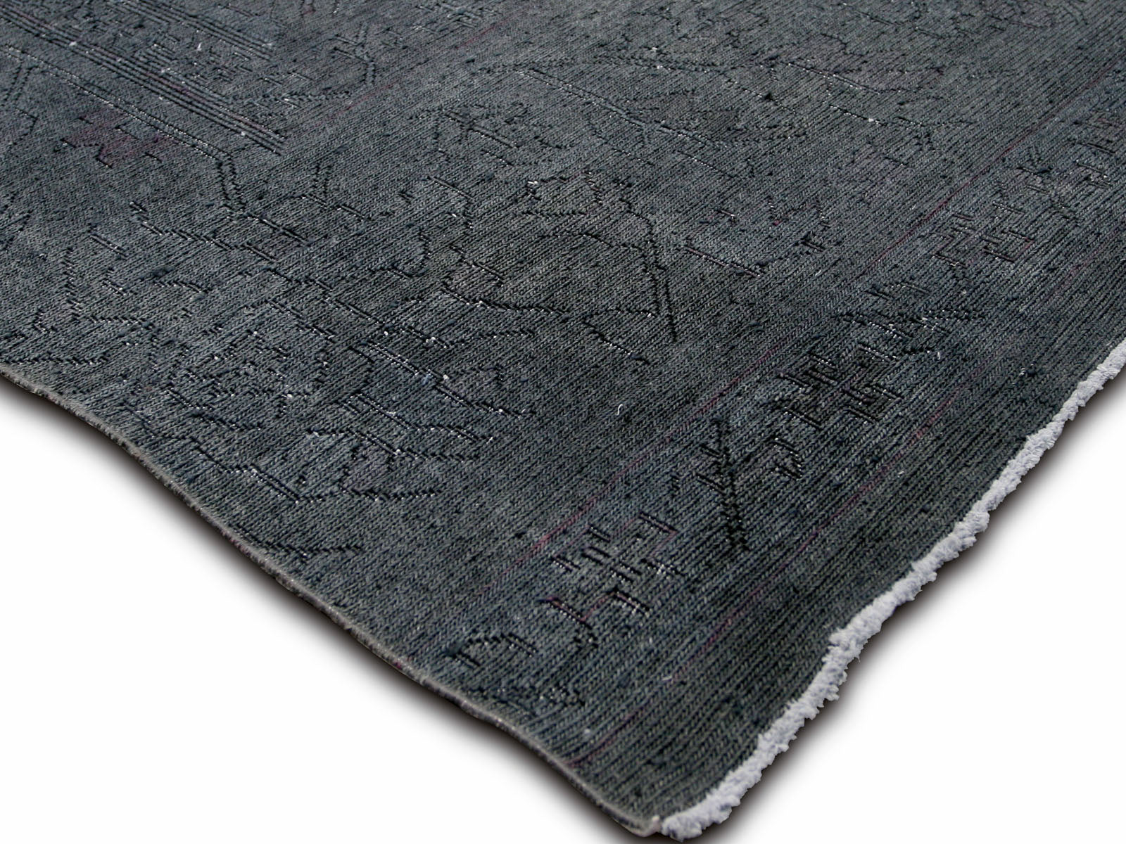 Vintage Afghan Soumak OverDyed Rug - 11'11" x 19'3"