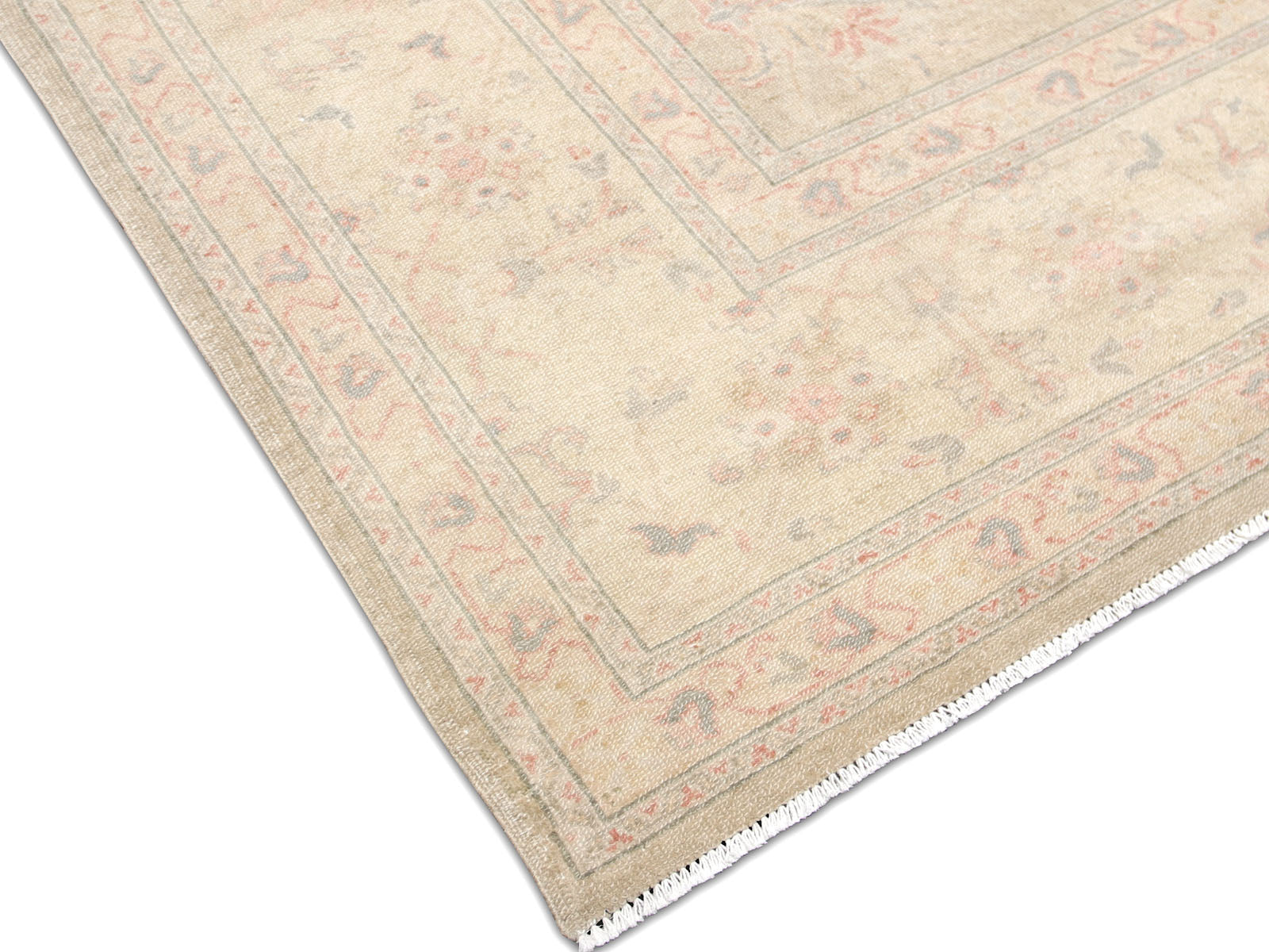 Vintage Turkish Oushak Rug - 11'6" x 17'7"