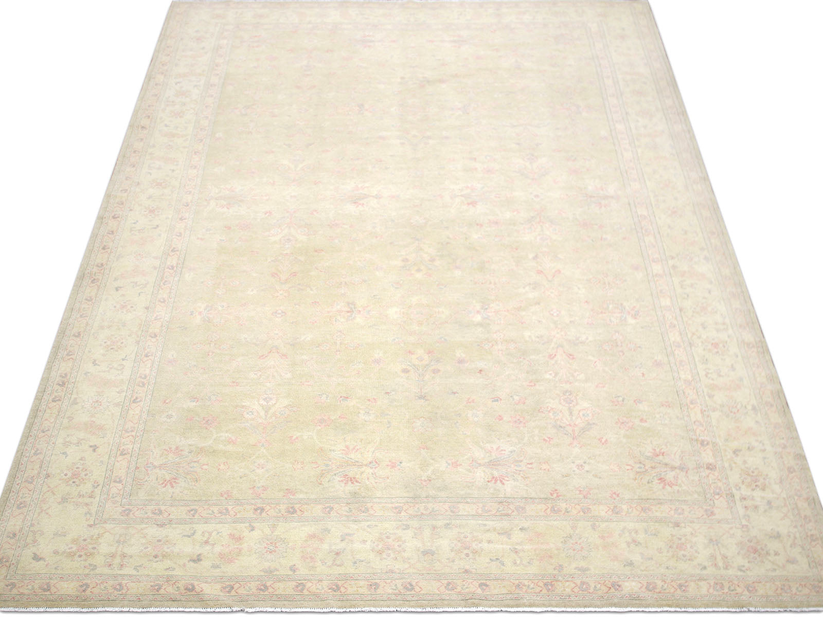 Vintage Turkish Oushak Rug - 11'6" x 17'7"