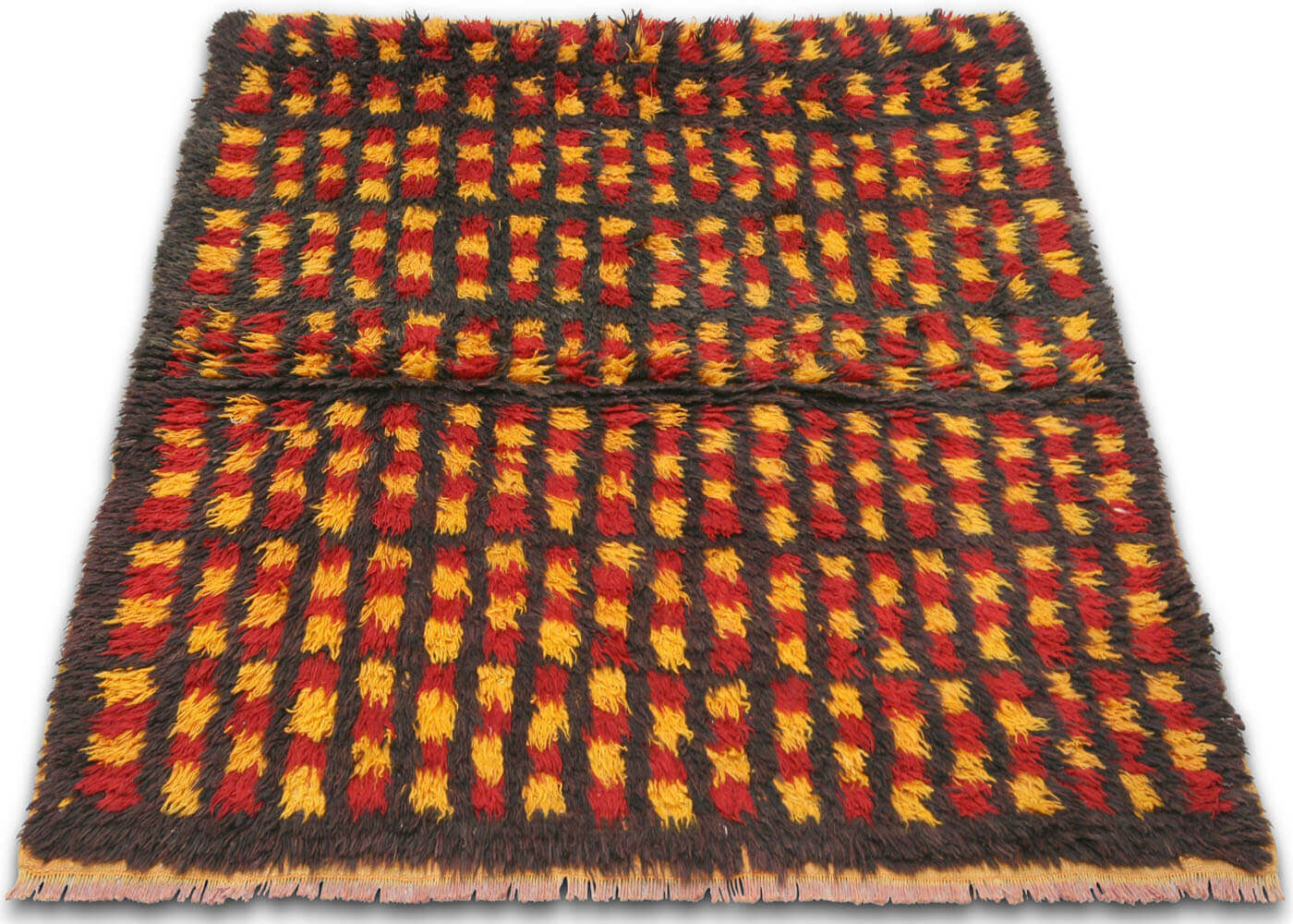 Vintage Turkish Tulu Rug - 4'7" x 4'11" - 120209