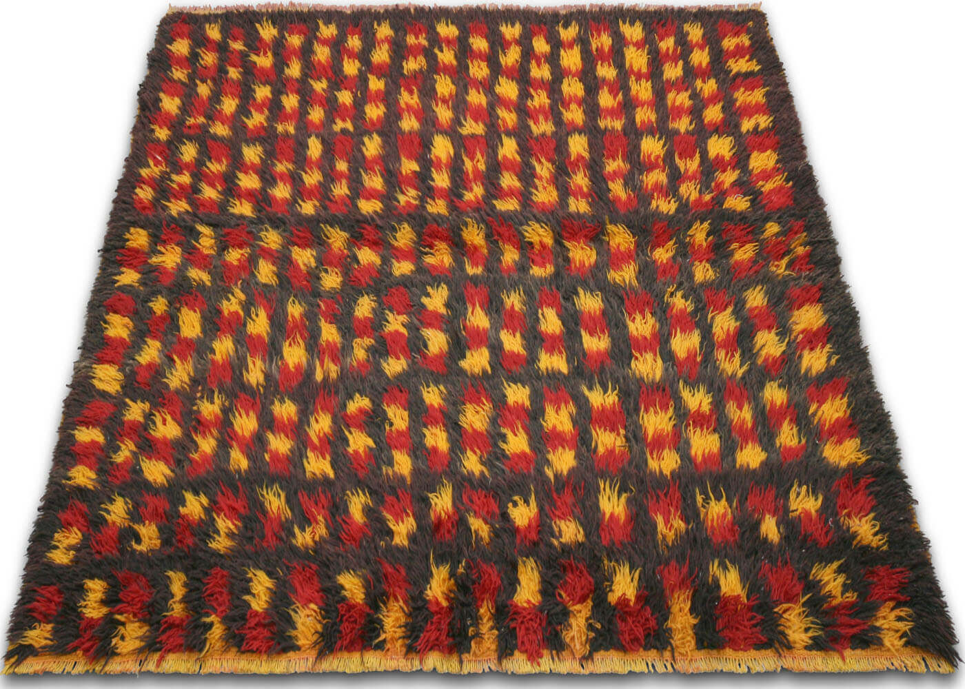Vintage Turkish Tulu Rug - 4'7" x 4'11" - 120209