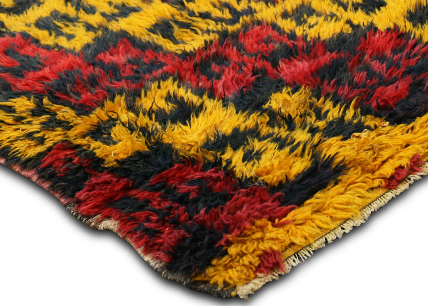 Vintage Turkish Tulu Rug - 3'3" x 6'4" - 120213