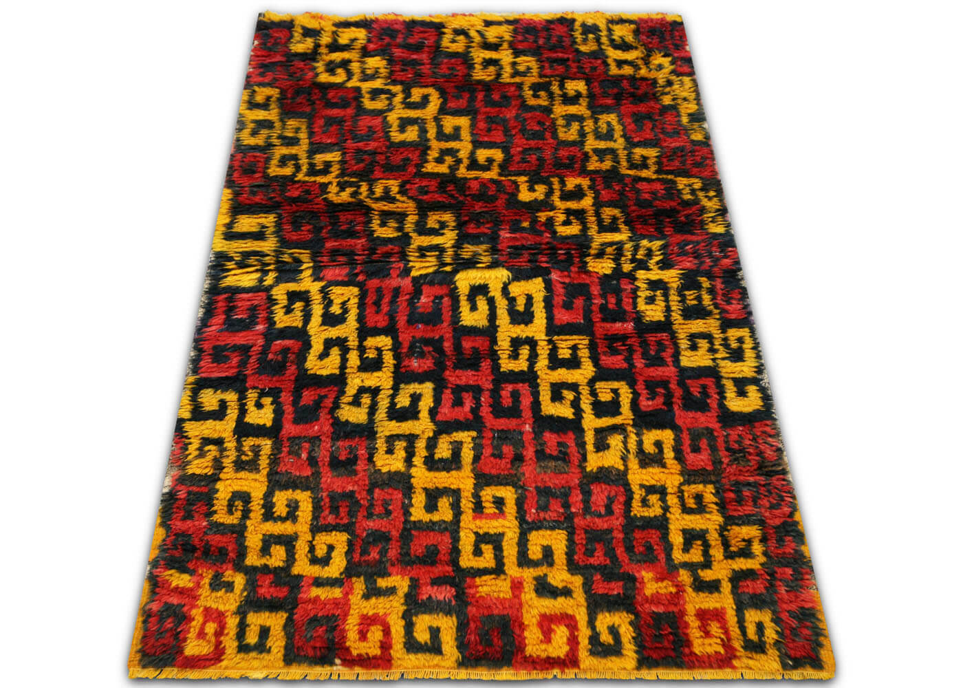 Vintage Turkish Tulu Rug - 3'3" x 6'4" - 120213