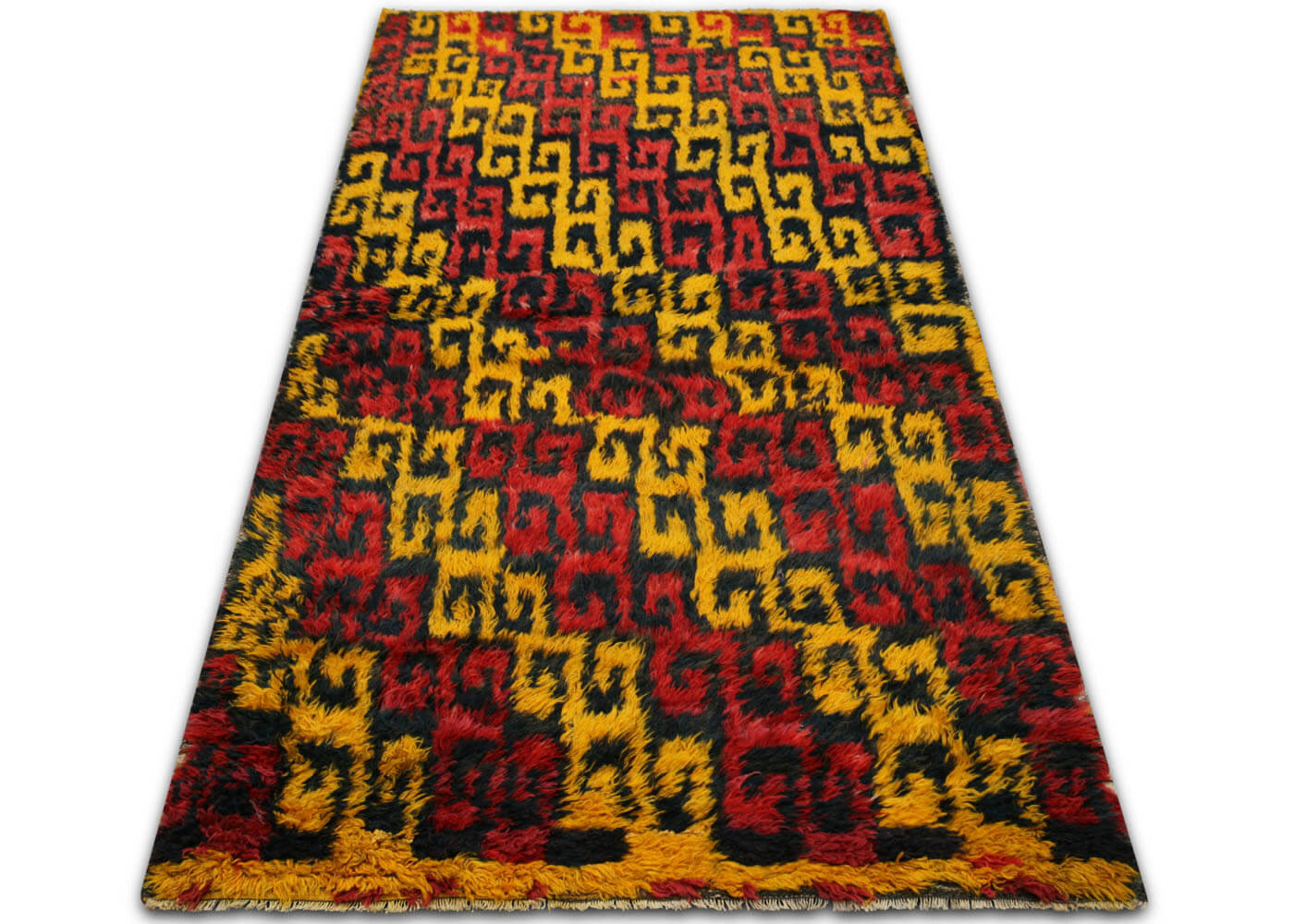 Vintage Turkish Tulu Rug - 3'3" x 6'4" - 120213