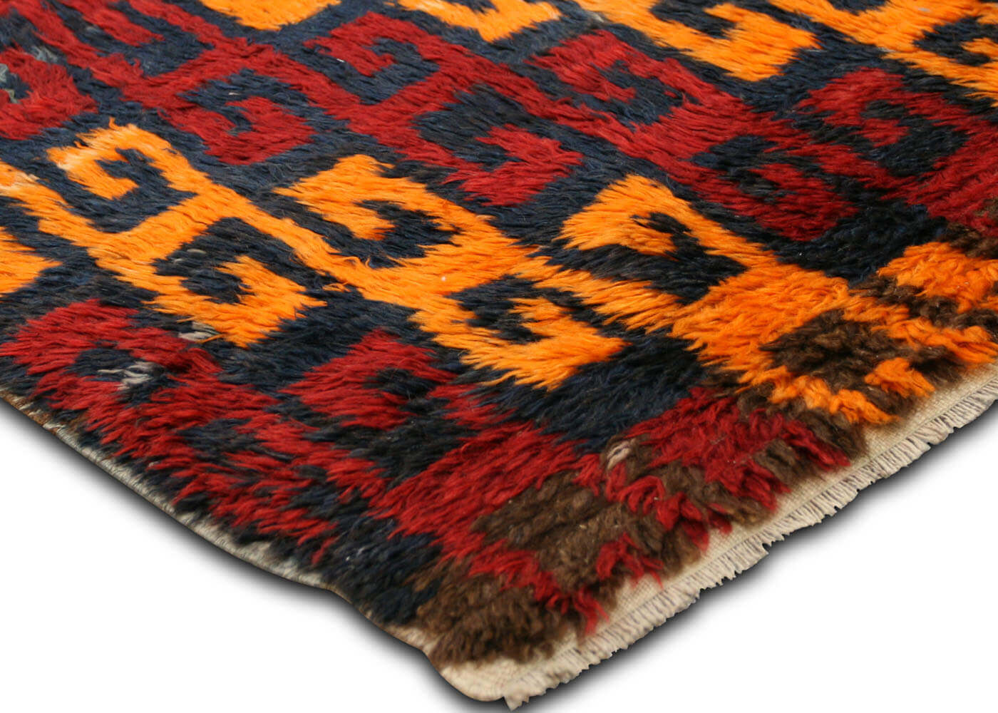 Vintage Turkish Tulu Rug - 4' x 6'6" - 120219
