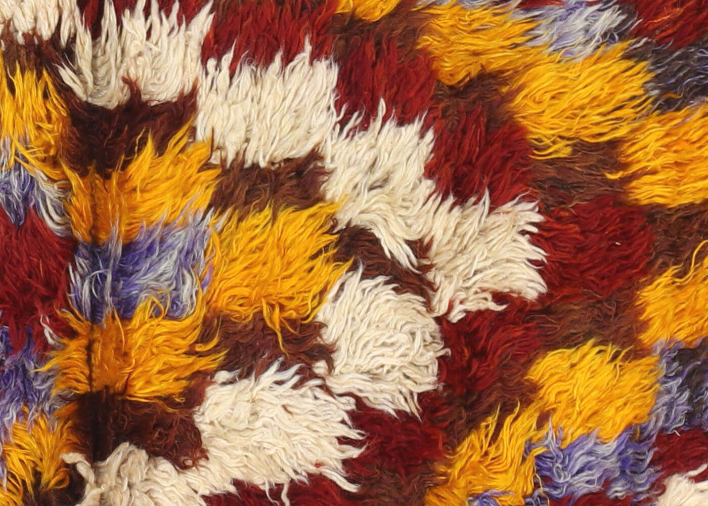 Vintage Turkish Tulu Rug - 4' x 4'5" - 120225