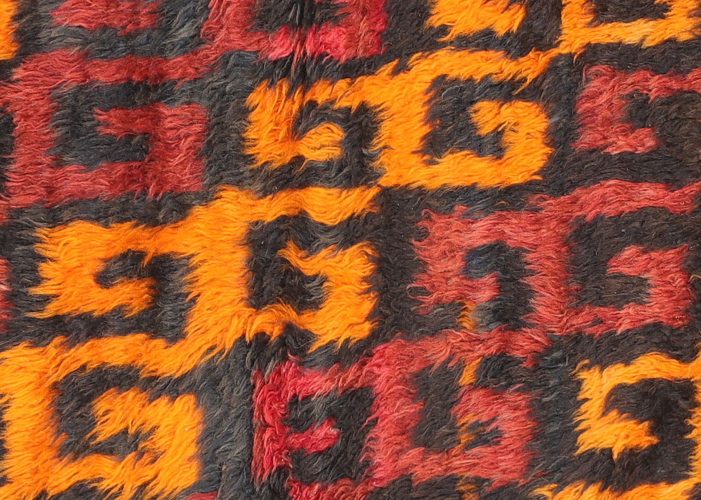 Vintage Turkish Tulu Rug - 3'7" x 4'6" - 120226