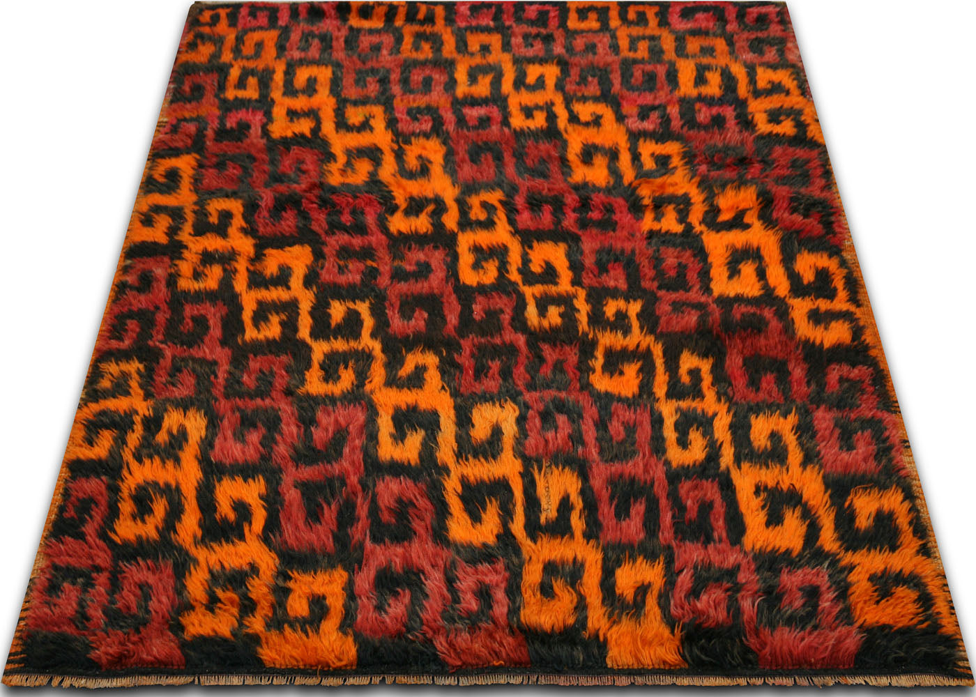 Vintage Turkish Tulu Rug - 3'7" x 4'6" - 120226