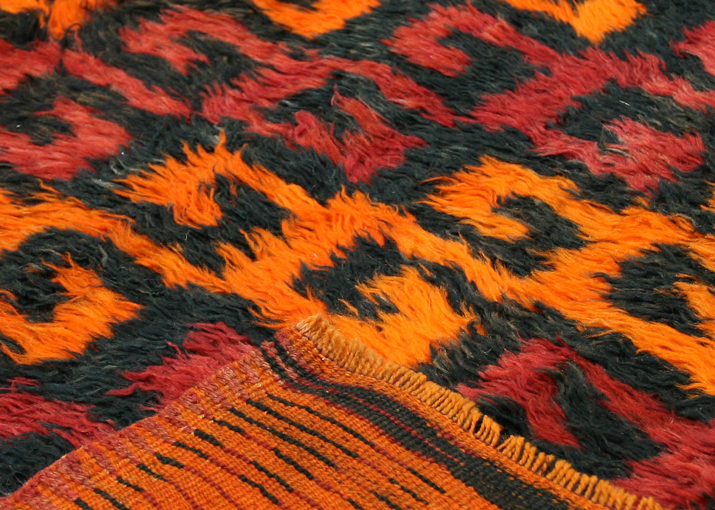 Vintage Turkish Tulu Rug - 3'4" x 4'1" - 120227