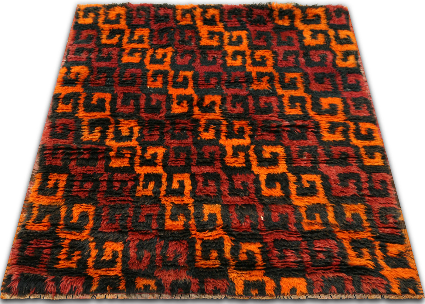 Vintage Turkish Tulu Rug - 3'4" x 4'1" - 120227