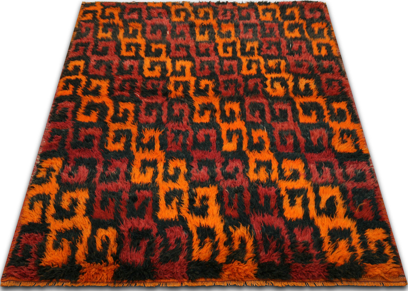 Vintage Turkish Tulu Rug - 3'4" x 4'1" - 120227