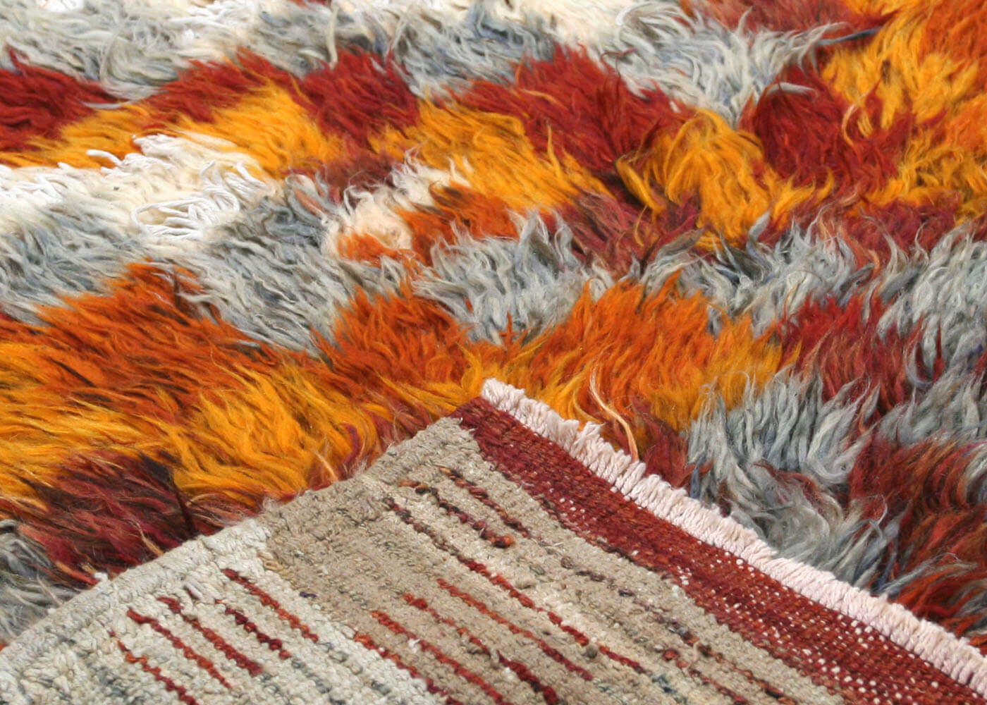 Vintage Turkish Tulu Rug - 3'1" x 5'9" - 120243