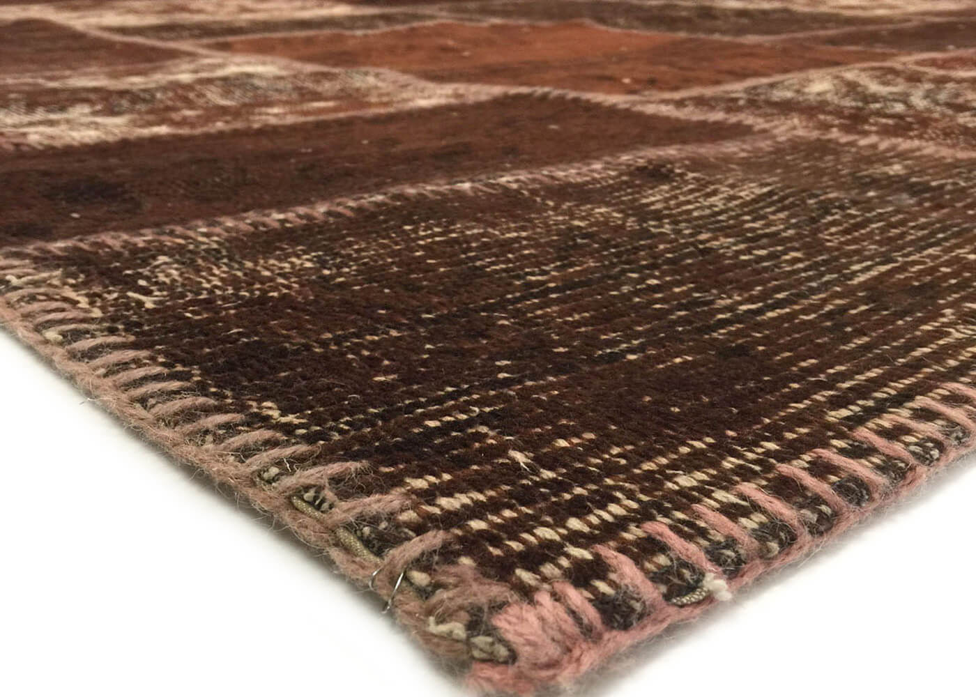 Vintage Turkish OverDyed Patchwork - 9'1" x 11'5" - 120308