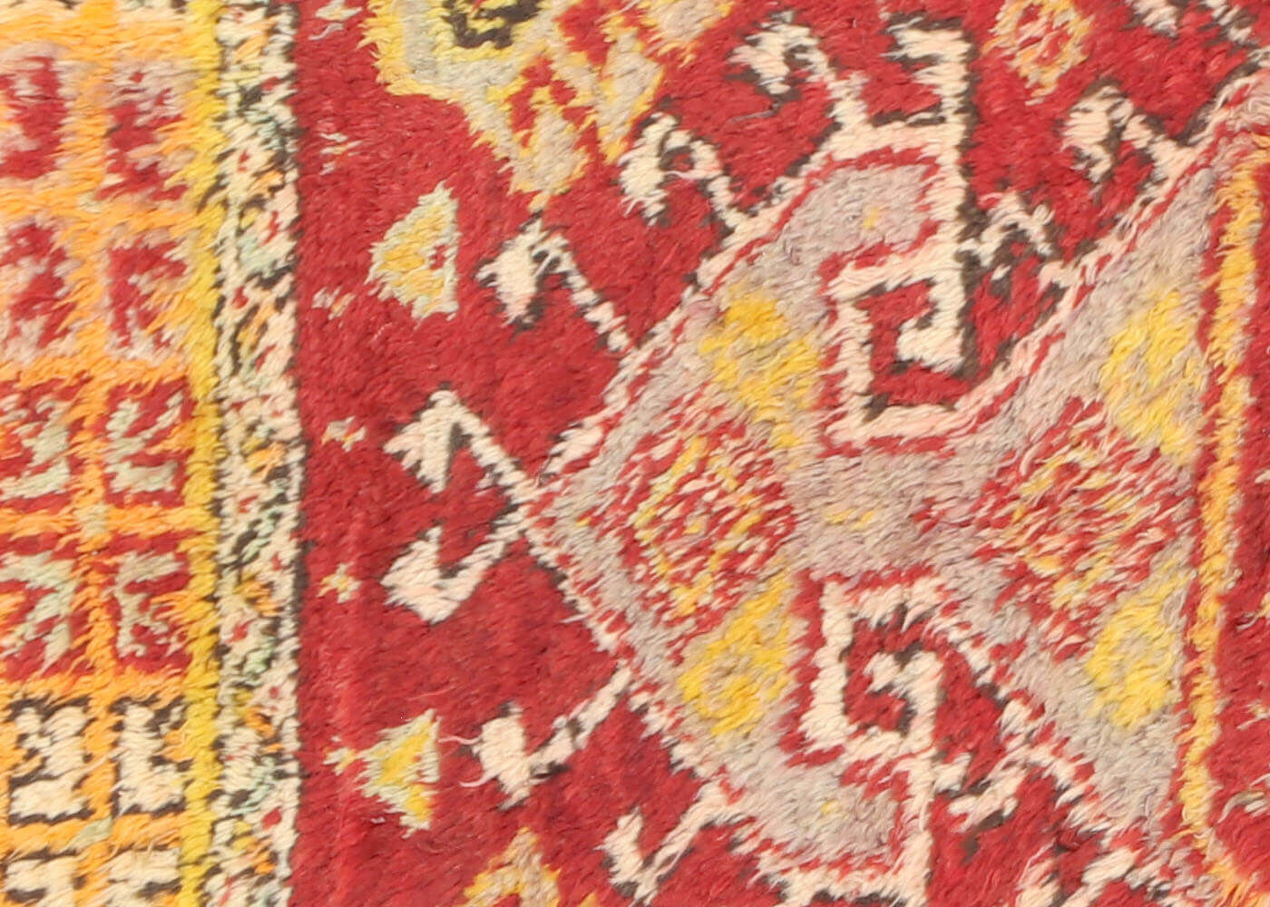 Vintage Turkish Tulu Rug - 4'7" x 5'10" - 120521