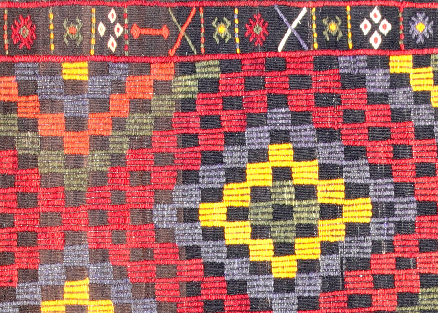 Vintage Turkish Kilim - 5'9" x 7'9" - 120667