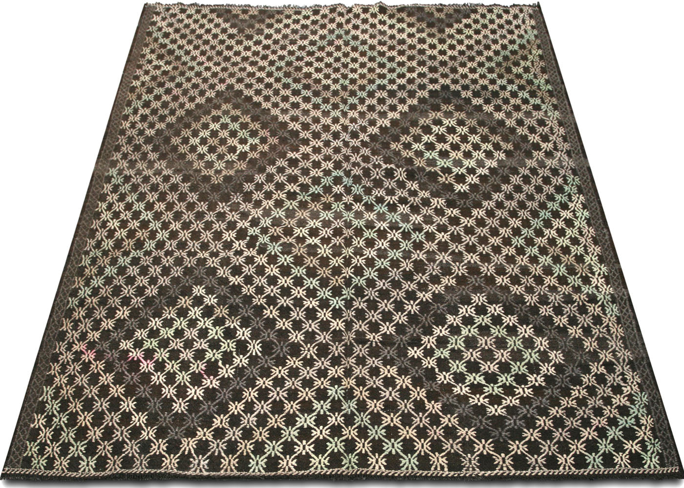 Vintage Turkish Kilim - 7'1" x 8'11" - 120671