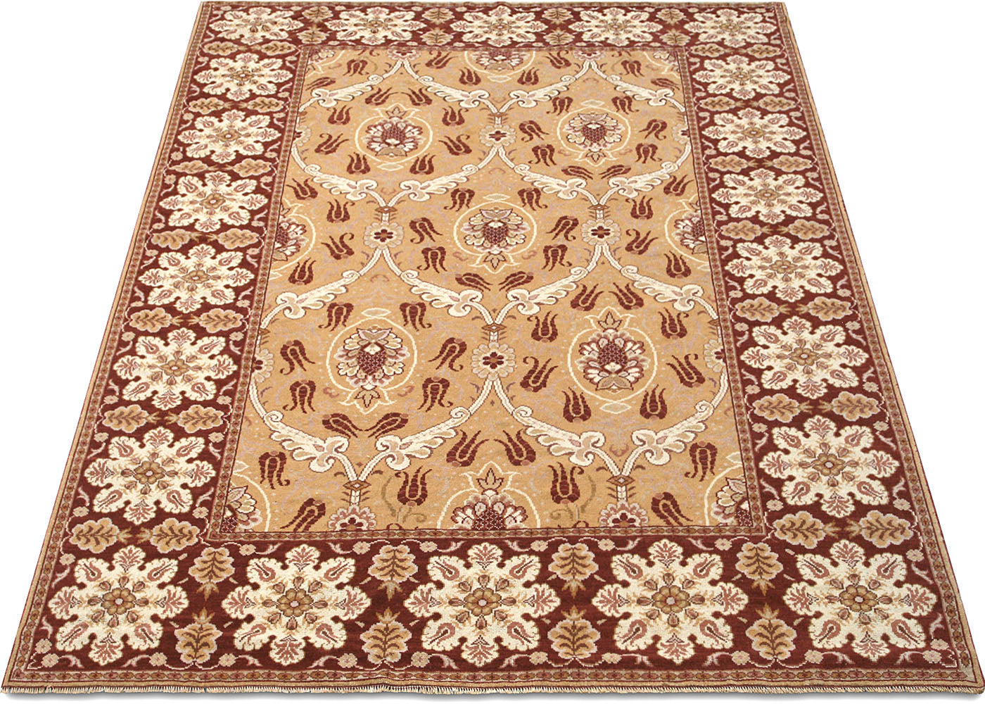 Vintage Turkish Oushak Rug - 7'1" x 9'8" - 120775
