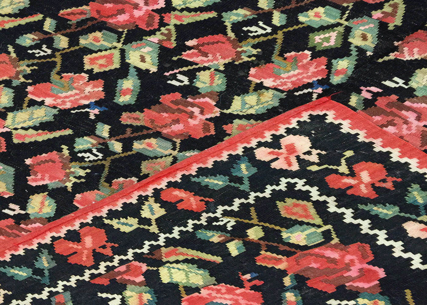 Semi Antique Caucasian Kilim - 5'8" x 8' - 120778